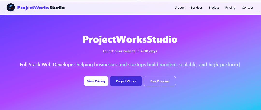 Business Landing Page